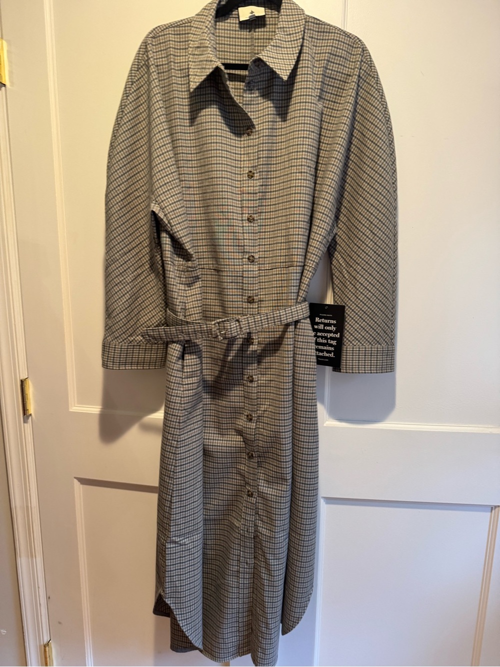 Tuckernuck Sycamore Check Belted Vera Dress
